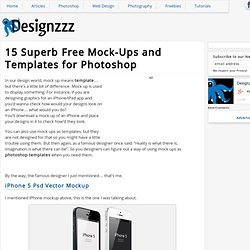 15 Superb Free Mock-Ups and Templates for Photoshop