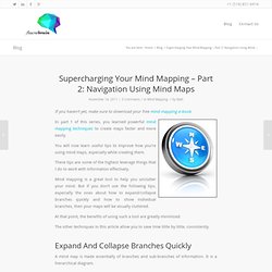 Using Mind Maps: Supercharging Your Mind Mapping With Mindjet MindManager v9 - Part 2: Navigating The Map