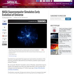 NASA Supercomputers & Universe Structure, History & Evolution