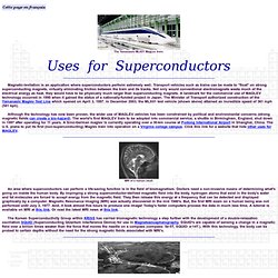 Superconductor Uses