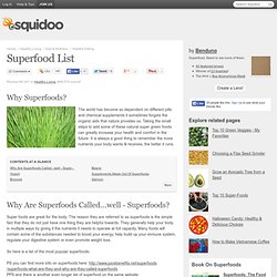 Superfood List