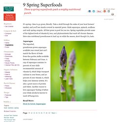 9 Superfoods for Spring