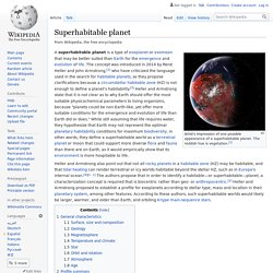 Superhabitable planet