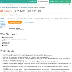 Superhero Lightning Bolt
