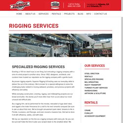 - Superior Rigging & Erecting Company - Rigging Contractor - Atlanta - Orlando