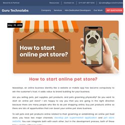 How to start an online pet store?