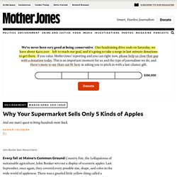 Why Your Supermarket Only Sells 5 Kinds of Apples