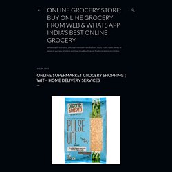 Online supermarket Grocery Shopping