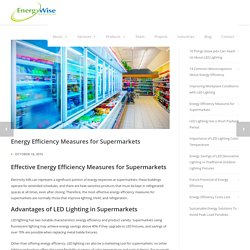 EnergyWise Solutions LLC - Supermarket Energy Consumption