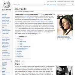 Supermodel - Wikipedia