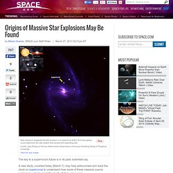 Supernova Star Explosion Origins Found