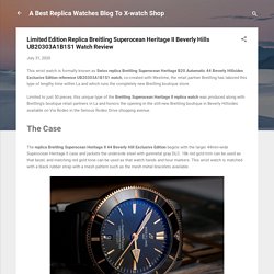 Limited Edition Replica Breitling Superocean Heritage II Beverly Hills UB20303A1B1S1 Watch Review