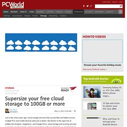 Supersize your free cloud storage to 100GB or more