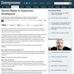 Seven Steps to Superstar Employees