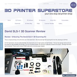 David SLS-1 3D Scanner Review – 3D Printer Superstore - Australia's Largest Range of 3D Printers and 3D Scanners