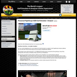 Par2Pro's Online Golf Simulator & Analyzer SuperstoreMODULE_HEADER_TAGS_PRODUCT_TITLE_SEPARATOR Preowned FlightScope X2E6 Golf Simulator / Analyzer