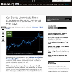 Cat Bonds Likely Safe From Superstorm Payouts, Armored Wolf Says