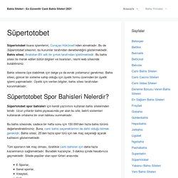 süpertotobet