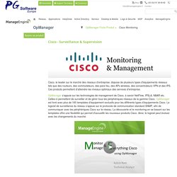 Supervision et gestion des périphériques réseau Cisco