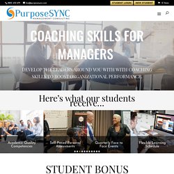 Coaching Skills for Managers And Supervisors - PurposeSYNC