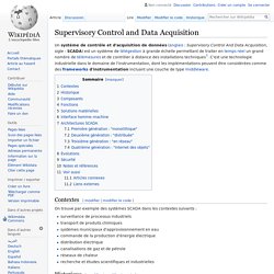 Supervisory Control and Data Acquisition - Wikipdia