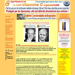 Linus Pauling - SuperVitamineC.com - Le site de la Vitamine C en Français