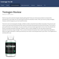 Testogen Review