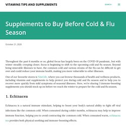 NineLife- Supplements to Buy Before Cold & Flu Season