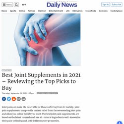 Best Joint Supplements in 2021 - Reviewing the Top Picks to Buy