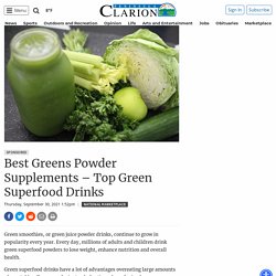 Best Greens Powder Supplements - Top Green Superfood Drinks