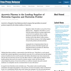 Ayurwin Pharma is the Leading Supplier of Nutrislim Capsules and Nutrislim Powder