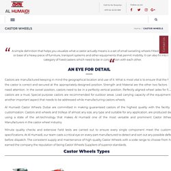 Castors & Wheels UAE - Al Humaidi Group