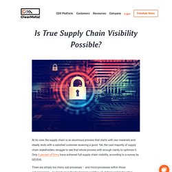 Is True Supply Chain Visibility Possible? Find Your Answer!