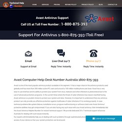 Avast Help Number Australia @1-800-875-393