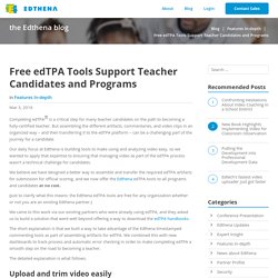 Free edTPA Tools Support Teacher Candidates and Programs - the Edthena blog