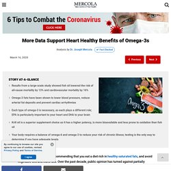 More Data Support Heart Healthy Benefits of Omega-3s