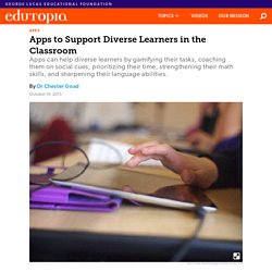 Apps to Support Diverse Learners in the Classroom