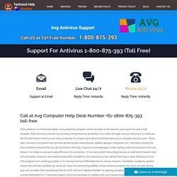 AVG Support Number Australia 1800-875-393 Avg Australia