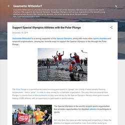Support Special Olympics Athletes with the Polar Plunge