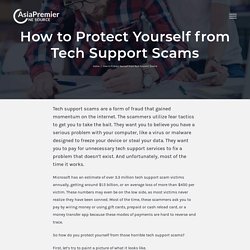 Tech Support Outsourcing: How to Protect Yourself from Scams