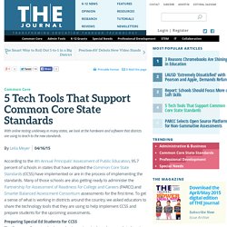 5 Tech Tools That Support Common Core State Standards