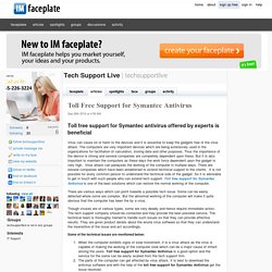 Toll Free Support for Symantec Antivirus