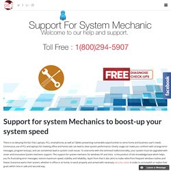 Support for System Mechanic