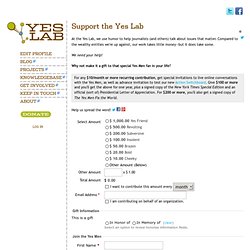 Support the Yes Lab