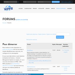 Support WordPress Francophone