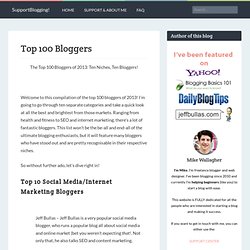 School Bloggers - on SupportBlogging.com