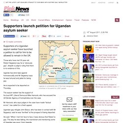 Supporters launch petition for Ugandan asylum seeker