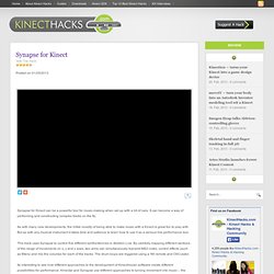 Kinect Hacks - Supporting the Kinect Hacking news and community - Part 3