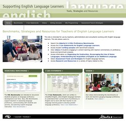Supporting English Language Learners (Tools, Strategies and Resources)