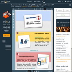 Supportnerds.us - Managed IT End-User Solutions in PA, USA